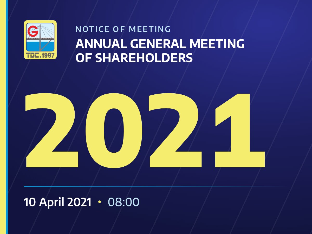 Notice of the 2021 AGM Notice of the 2021 Annual General Meeting of Shareholders