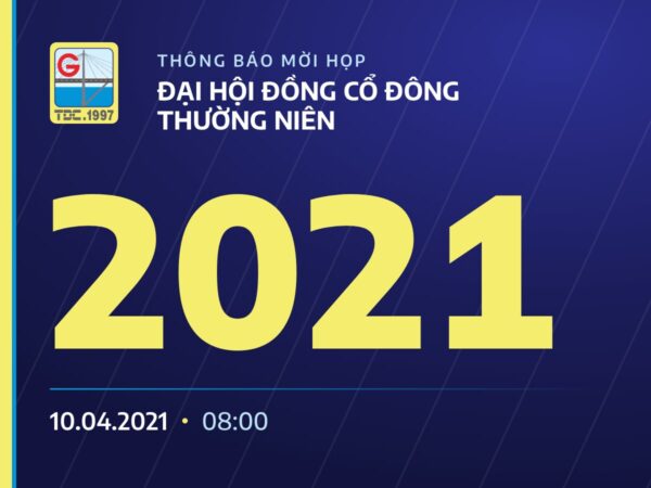 Thông báo mời họp Đại hội đồng cổ đông thường niên năm 2021