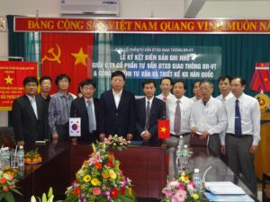Lễ ký kết hợp tác với Tập đoàn tư vấn thiết kế KG Hàn Quốc